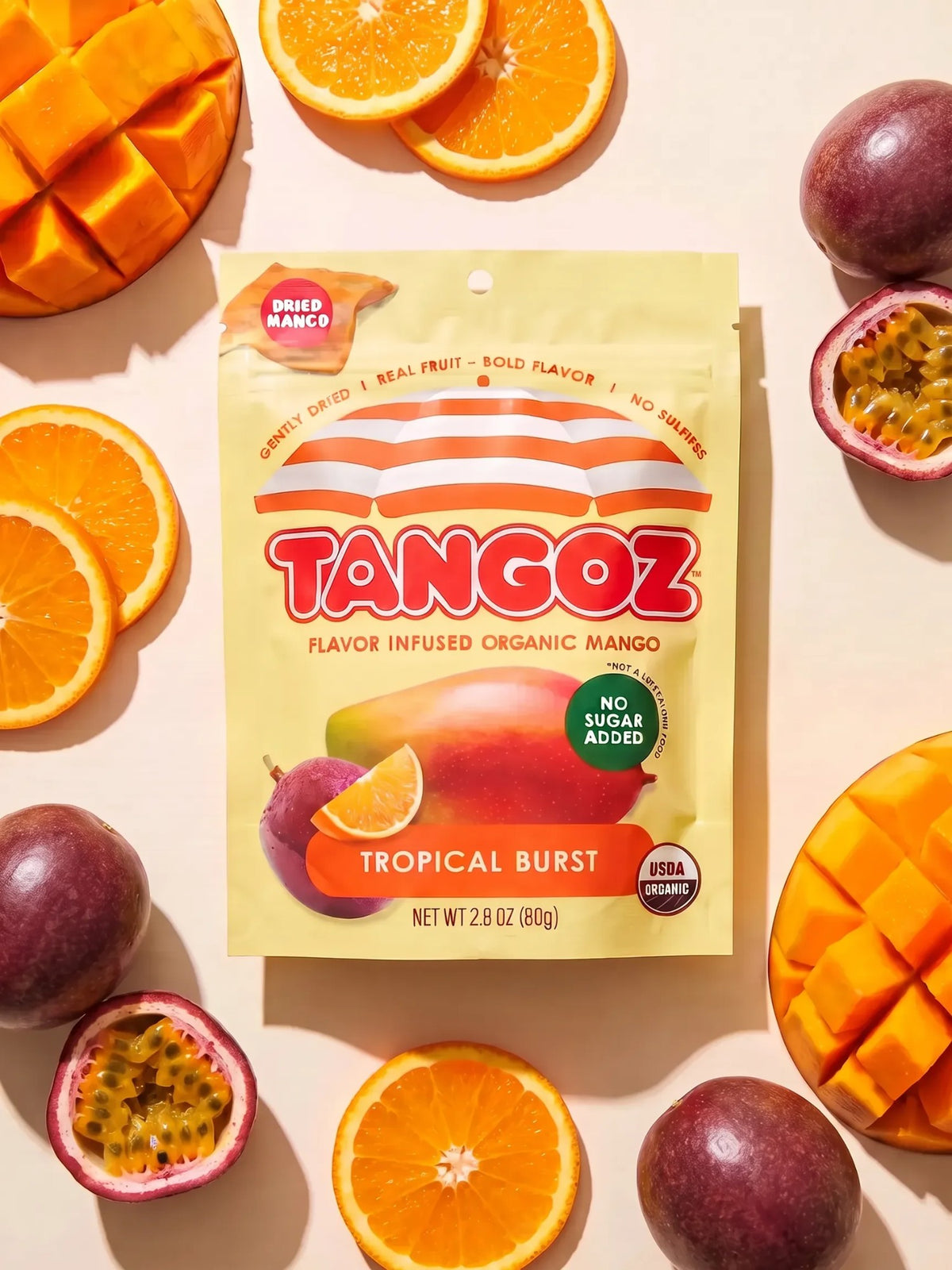 TANGOZ Tropical Burst Organic Dried Mango
